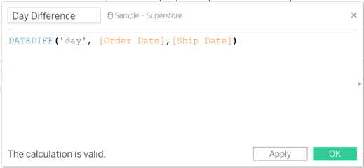 Create Calculated Field Tableau