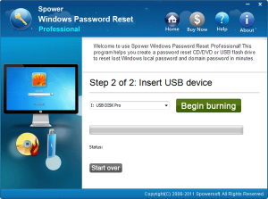 resetting os password